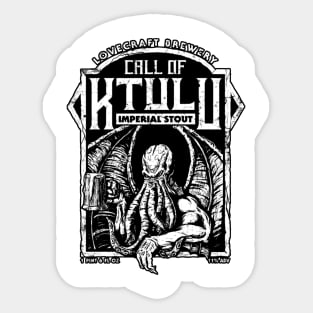 Cthulhu Stout (Alt Print) Sticker